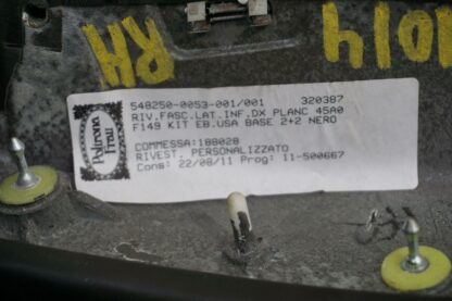 Right Side Glovebox Trim Black Leather LHD USA 80551212 OEM Ferrari California - Image 6