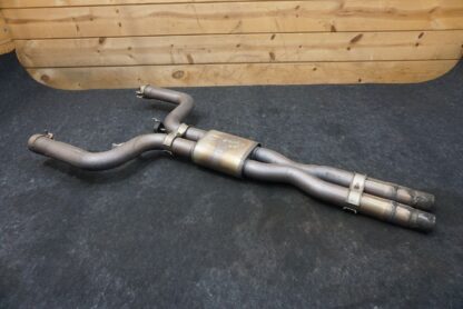 Rear Center Exhaust Muffler Resonator Pipe 670009469 Maserati Ghibli M157 14-17+ - Image 2