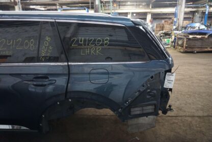 Rear Left Quarter Panel Body Structural Metal Cut Lincoln Aviator Reserve 2020