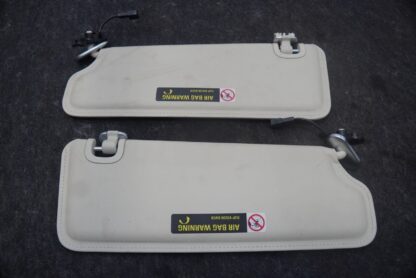 Set 2 Driver Passenger Sun Visor Shade Mirror 3W0857583F Bentley Flying Spur 14 - Image 3