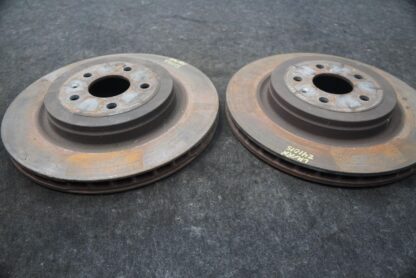 Set 2 Rear Left Right Disc Brake Rotor 6006431-00-D OEM Tesla Model S 2015 - Image 2