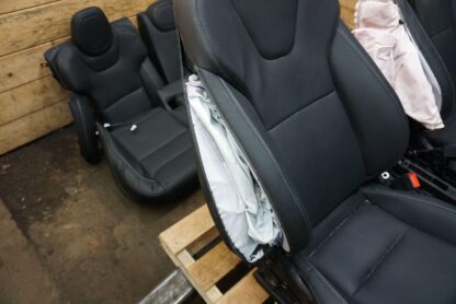 Set Front Rear Left Right Seat Assembly Black Leather Tesla Model S 16-20 *Note - Image 12