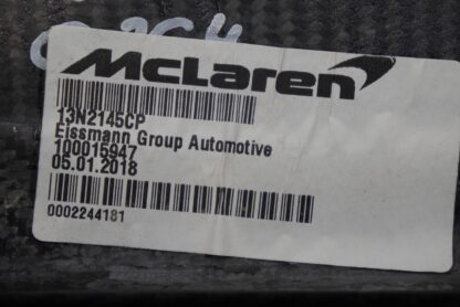 Left Driver Door Trim Panel Carbon Fiber Speaker Cover 13N2145CP McLaren 570S 18 - Image 6