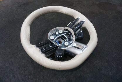 Heated Leather AMG Steering Wheel Biege A0994602409 Mercedes SL63 AMG R232 22-24 - Image 3