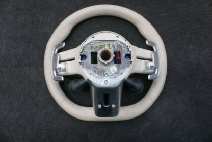 Heated Leather AMG Steering Wheel Biege A0994602409 Mercedes SL63 AMG R232 22-24 - Image 6