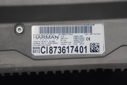 Radio Receiver CD Player Head Unit 65128736174 OEM BMW 750i 740 G12 2016-19 G30 - Image 5