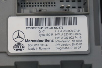 Signal Aquisition Body Control Module A2239009724 Mercedes S580 W223 21-24 *Note - Image 8