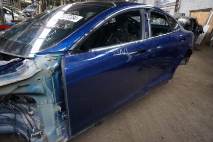 Front Left Driver Door Shell Blue OEM 6006662-E0-H Tesla Model S 2012-20 *Note - Image 2