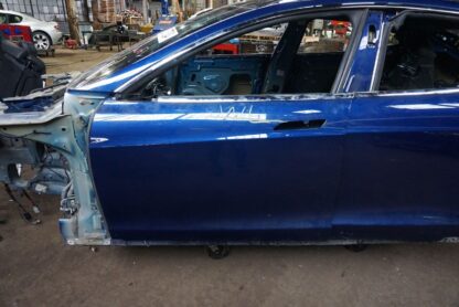 Front Left Driver Door Shell Blue OEM 6006662-E0-H Tesla Model S 2012-20 *Note