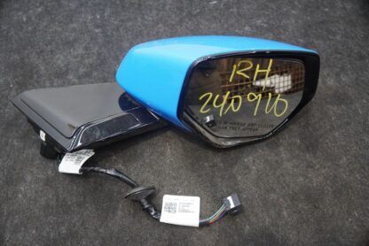 Right Passenger Door Mirror Assembly Rapid Blue OEM Chevrolet Corvette C8 2023