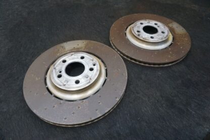 Set 2 Rear Left & Right Disc Brake Rotor A2324238300 Mercedes SL63 AMG 2022-24 - Image 2