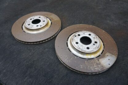 Set 2 Rear Left & Right Disc Brake Rotor A2324238300 Mercedes SL63 AMG 2022-24 - Image 3