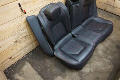 Set 4 Front & Rear Black Leather Seats OEM Maserati Ghibli M157 2014-21 - Image 13