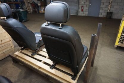 Set 4 Front & Rear Black Leather Seats OEM Maserati Ghibli M157 2014-21 - Image 14