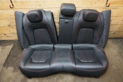 Set 4 Front & Rear Black Leather Seats OEM Maserati Ghibli M157 2014-21 - Image 2