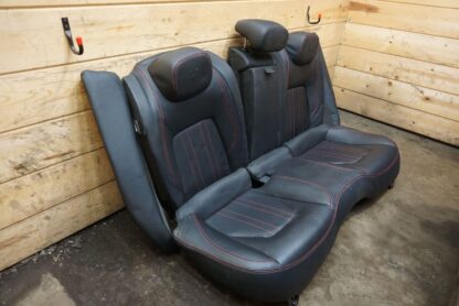 Set 4 Front & Rear Black Leather Seats OEM Maserati Ghibli M157 2014-21 - Image 9