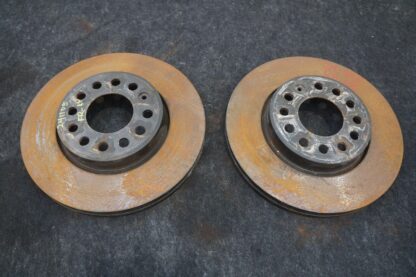 Set Of 2 Front Left Right Tri-motor Brake Rotor 1250615-00-a Tesla Cybertruck 24