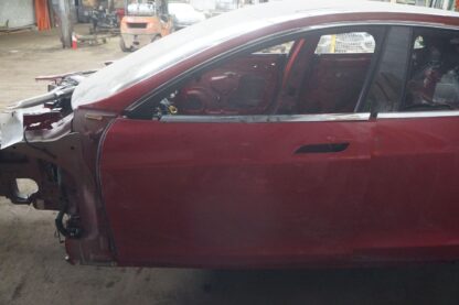 Front Left Driver Door Shell Red (ppmr) OEM 6006662-E0-H Tesla Model S 2012-2020 - Image 4