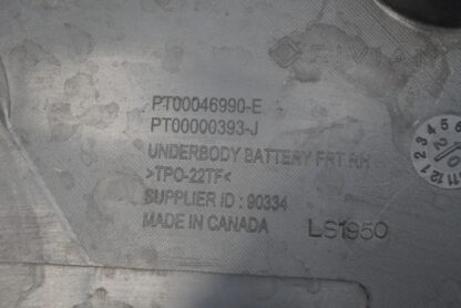 Front Right Underybody Battery Shield Cover Panel Guard PT00046990 Rivian R1S 23 - Image 4