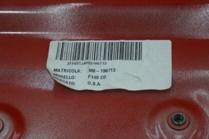 Right Door Shell Rossa Scuderia (323) 81974411 Ferrari California 2008-14 *Note - Image 12