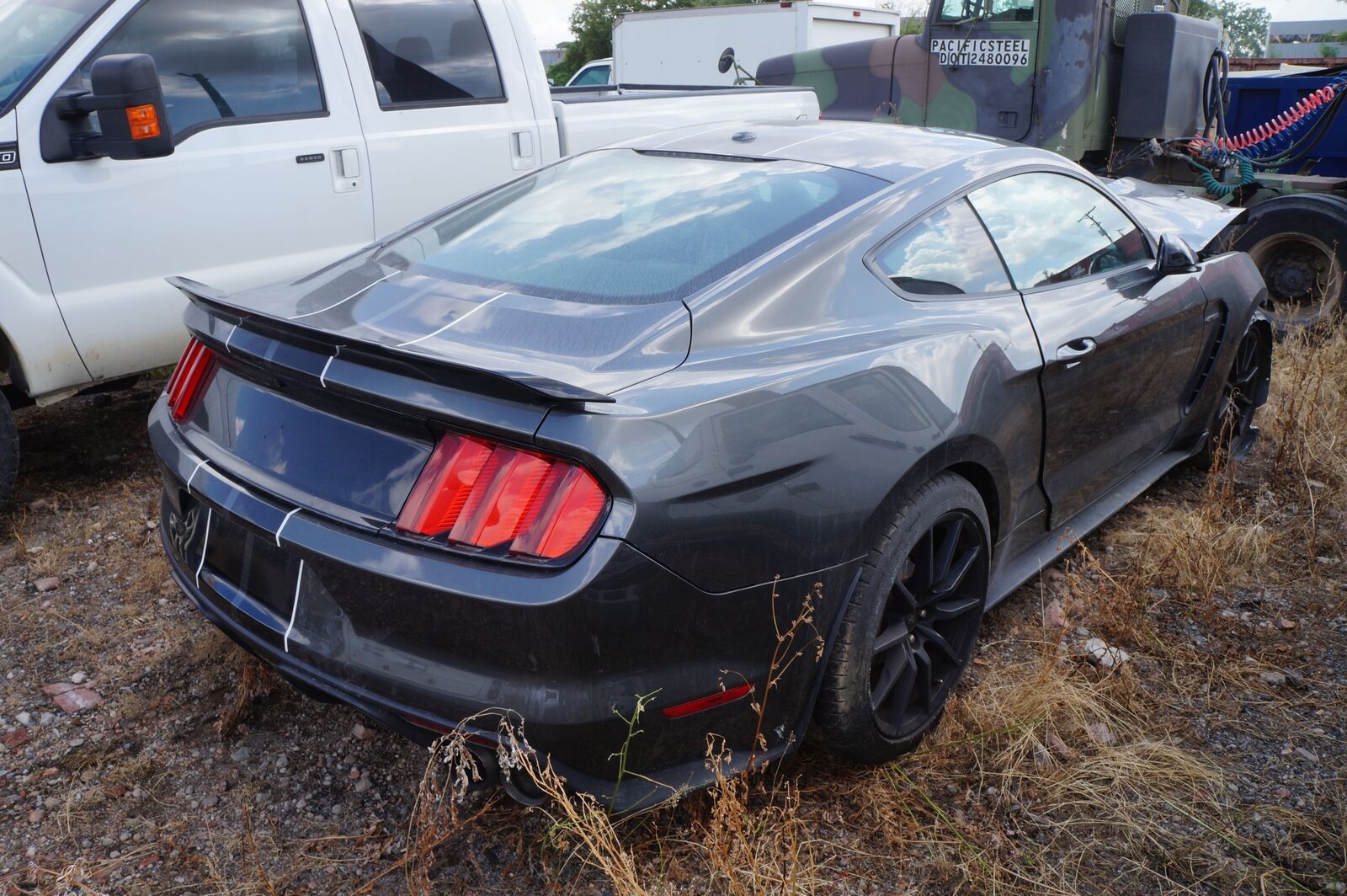 Rear Right Quarter Panel Structural Metal Body Cut OEM Ford Mustang ...