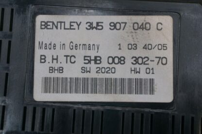 AC Air Conditioning HVAC Module 3W5907040C Bentley Continental Flying Spur 06-12 - Image 2