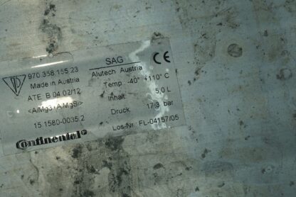 Air Suspension Pressure Accumulator Tank 97035815523 Porsche Panamera Hybrid 970 - Image 4