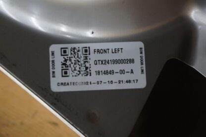 Front Left Driver Door Shell OEM 1814849-00-A Tesla Cybertruck 2024 - Image 2