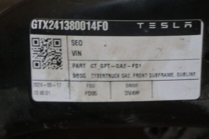 Front Subframe Cradle Crossmember 1250521-00-C Tesla Cybertruck Cyberbeast 2024 - Image 7