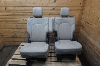 Rear 2nd Row Left Right Leather Seat Sandstone Ford Expedition Limited Max 18-24