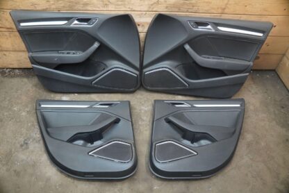 Set Front Rear Left Right Door Trim Panel OEM Audi S3 A3 2015-20 *Note*