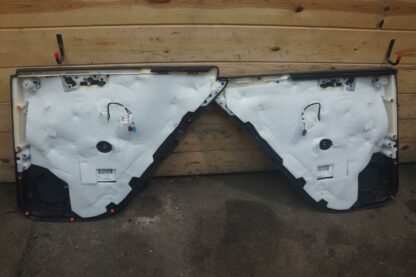 Set Front Rear Interior Door Trim Panel Brown OEM Mercedes GLE350 W166 2016-19 - Image 9