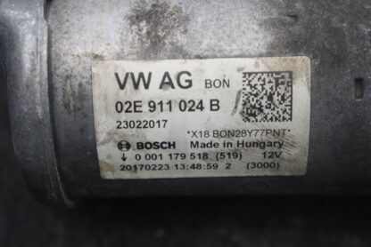 Starter Motor 02E911024B OEM Audi S3 A3 2017-20 - Image 4