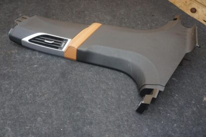 Left B-pillar Vent Inside Trim Molding Cognac 51437420075 Bmw 750 G12 2017-19 - Image 2