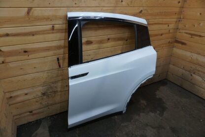 Rear Left Side Falcon Door Shell White OEM 1069537-E0-A Tesla Model X 75D 16-20 - Image 2