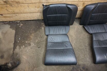 Set Front Rear Left Right Leather Seat Black Porsche 911 Turbo 996 1999-04 *Note - Image 11