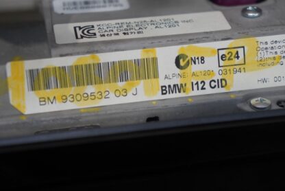 Dash Radio Info Display Screen Monitor 65509309532 OEM BMW i8 2014-17 - Image 4