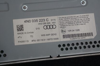 Front Left Driver Side Door Control Module OEM 4M1959953 Audi A8l Quattro 2019 - Image 22