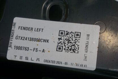 Front Left Fender Wing Panel 1900763-FS-A Tesla Cybertruck Foundation Series 24 - Image 3