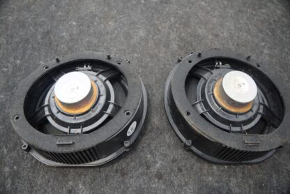 Set 2 Front Radio Audio Sound Speaker Mid Woofer 1004833-03-A Tesla Model X 2016 - Image 2