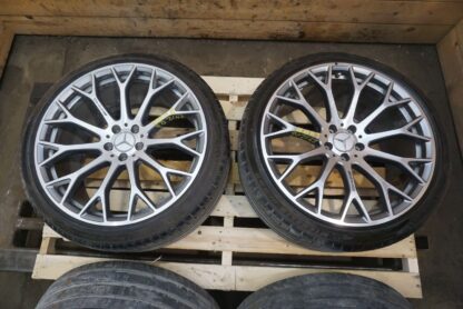 Set 21x9.5 21x11 11 Spoke 5 Lug Wheel A2324012700 Mercedes SL63 AMG 2022 *Note - Image 3