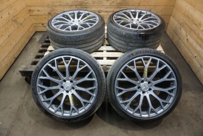 Set 21x9.5 21x11 11 Spoke 5 Lug Wheel A2324012700 Mercedes SL63 AMG 2022 *Note