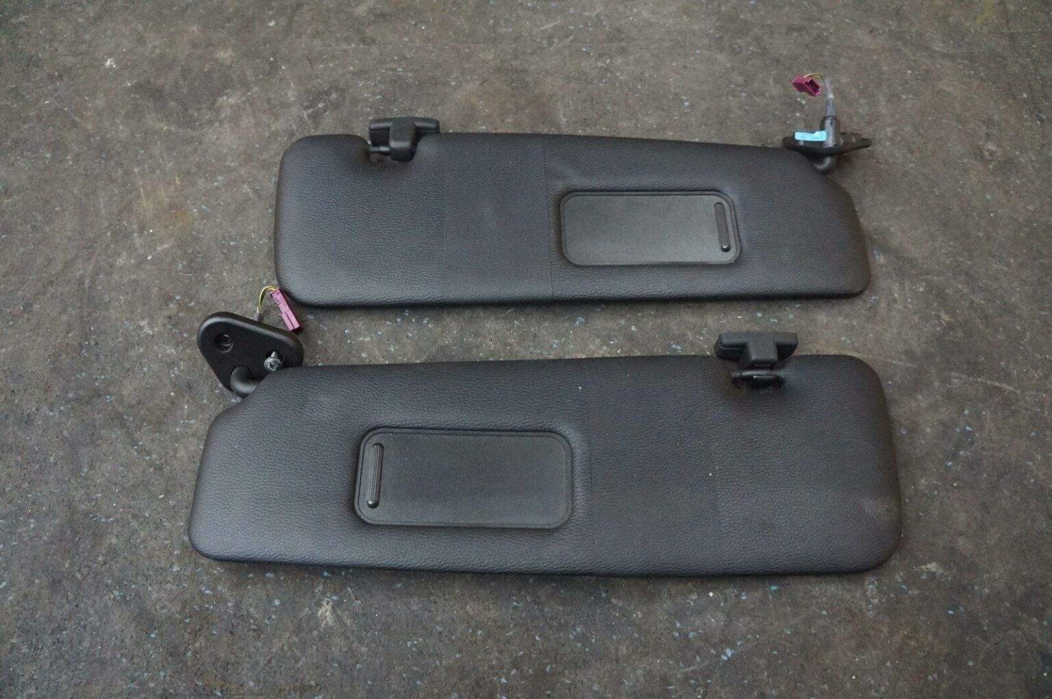 Set of 2 Left Right Sun Visor Black BMW 128 135 328 335 M3 Convertible ...