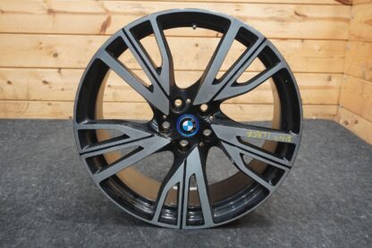 Front Left 20X7.5" 5 W Spoke Wheel Machined Black 36116855013 BMW I8 14-20