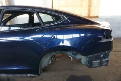 Rear Left Quarter Panel Structural Metal Body Cut Tesla Model S 2014