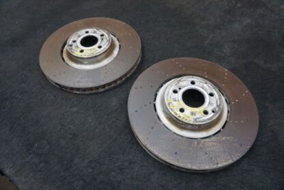 Set 2 Front Left & Right Disc Brake Rotor A2144210000 Mercedes SL63 AMG 2022-24 - Image 3