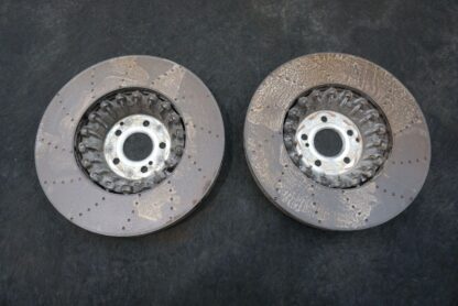 Set 2 Front Left & Right Disc Brake Rotor A2144210000 Mercedes SL63 AMG 2022-24 - Image 4