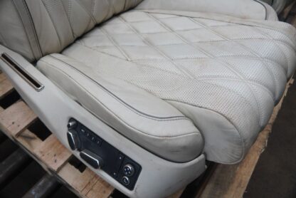 Set Front Rear Seat Console Assembly Leather Heated OEM Bentley Flying Spur 2014 - Image 4