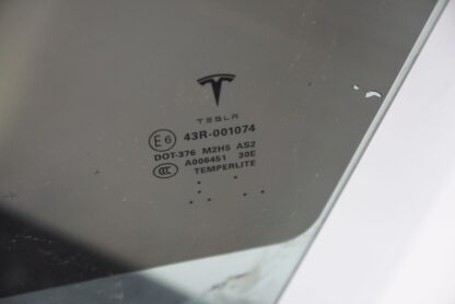 Front Left Driver Door Window Glass OEM Tesla Model S 2015 - Image 3