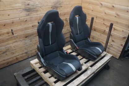 Set of 2 Front Left Right Seat Jet Black & Carbon McLaren 570S 650S 720S - Image 4